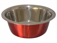 Ellie-Bo Medium Food or Water Bowl in Red